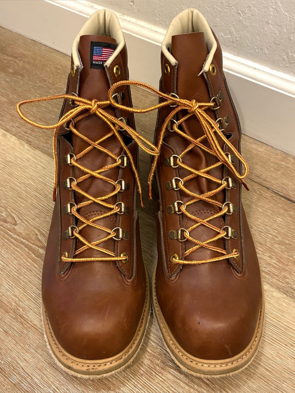 LL Bean vintage leather Fly Fishing Angler Wading Boots Shoes Felt sole Men’s 13 - Picture 8 of 12